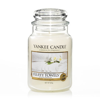 Yankee Candle Fluffy Towel Large Jar Retail Box