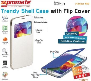 Promate Fenes S5 Bookcover with window