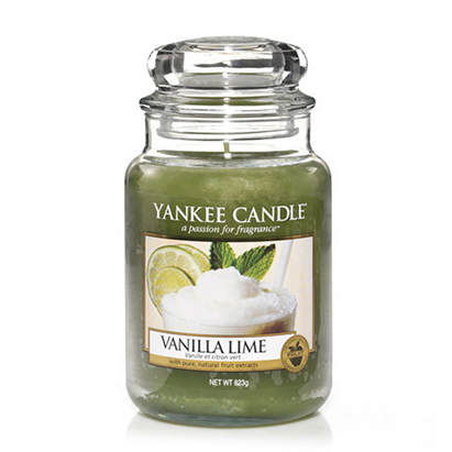 Yankee Candle Vanilla Lime Large Jar Retail Box