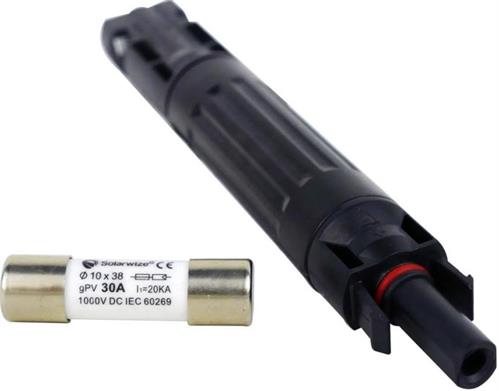 Solarix MC4 PV Inline Fuse Holder 1000VDC with