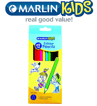 Marlin Kids Colour Pencils Long
