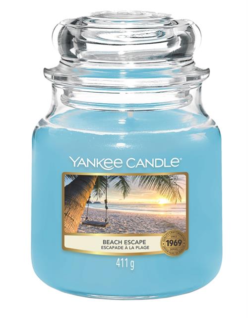 Yankee Candle Beach Escape Medium Jar Retail Box