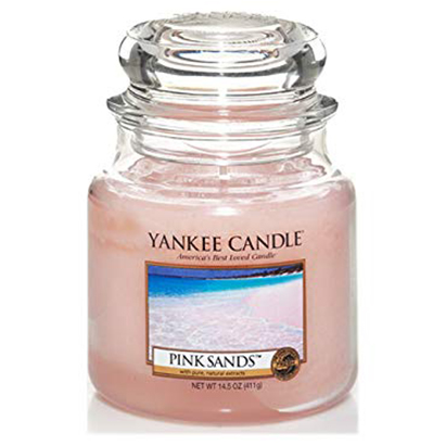 Yankee Candle Pink Sands Medium Jar Retail Box No