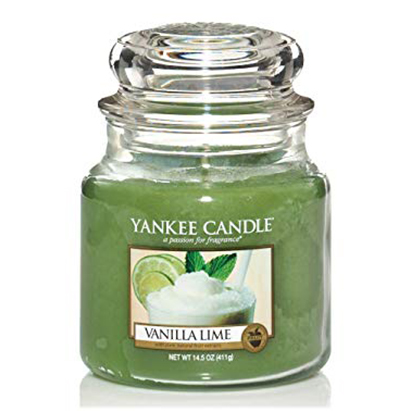 Yankee Candle Vanilla Lime Medium Jar Retail Box