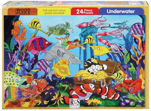 RGS 24pc Underwater Wooden Puzzle