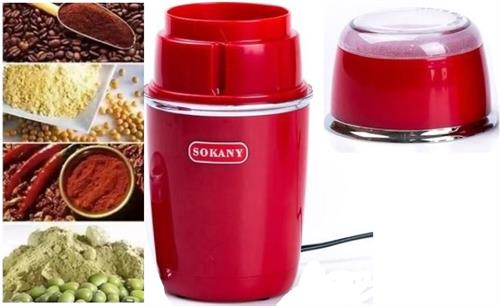 Sokany Red Stainless Steel 150w 50g Coffee