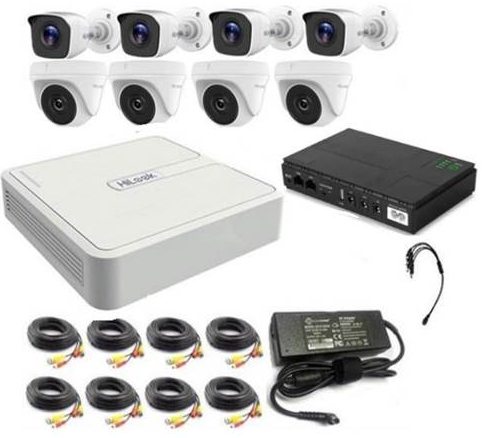HiLook 8 Channel DIY Combo Surveillance DVR Kit