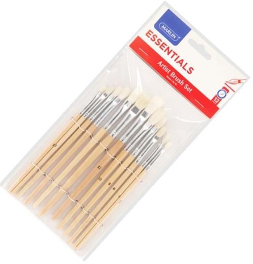 Marlin Round Brush Set 12’s – Size 1