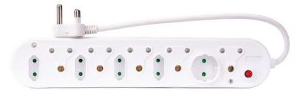Noble 10way Multiplug With Surge Plug