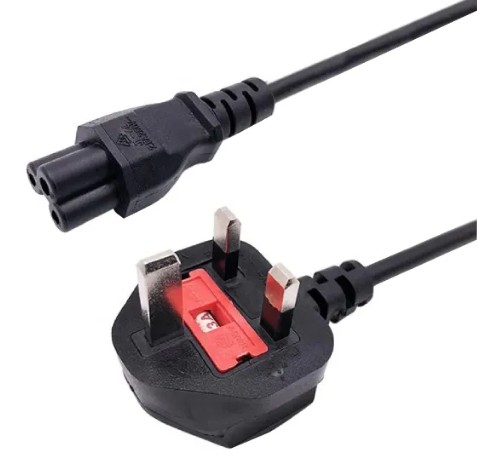 Unique UK 3pin Single Head 1.8M Power cable