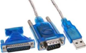 Unique 24 pin and 9 pin serial connector