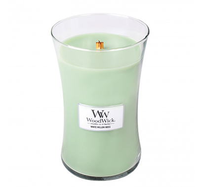 Woodwick White Willow Moss Large jar