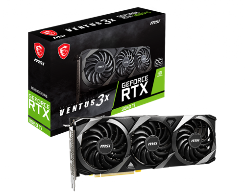 MSI Nvidia GeForce RTX 3060 TI Ventus 3X 8G OC
