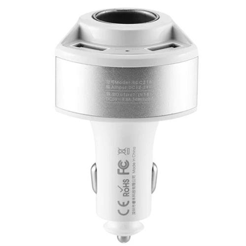 Remax RCC218 Journey Black 4.8A Fast Dual USB Car