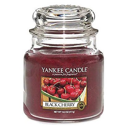 Yankee Candle Black Cherry Medium Jar Retail Box
