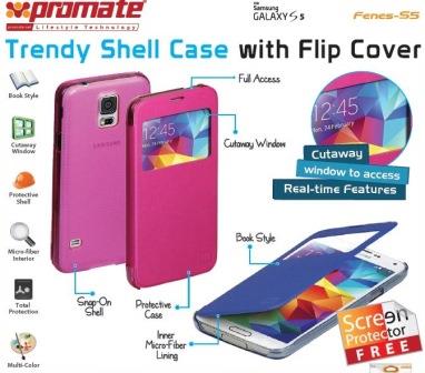 Promate Fenes S5 Bookcover with window
