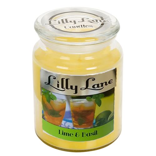 Lilly Lane Lime & Basil Infusion Scented Candle