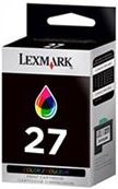 Lexmark 27 Cyan Magenta Yellow Colour Original