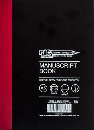 Freedom A5 2 Quire Manuscript Book 192 Page 5pack