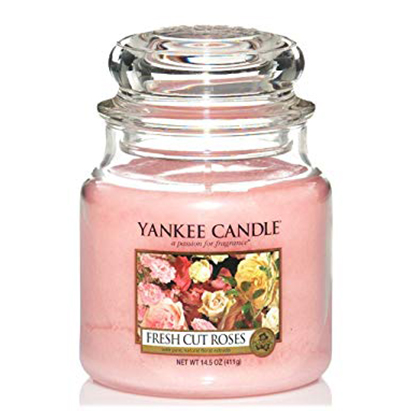 Yankee Candle Fresh Cut Roses Medium Jar Retail