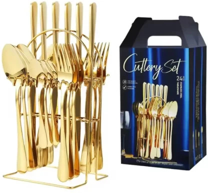 Casey Everyealth Stainless Steel Cutlery 24 Piece