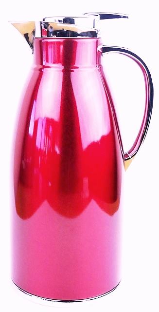 Totally 1.9L Hot or Cold Vacuum Flask Jug Red