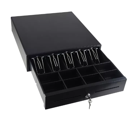 Postron Cash Drawer with 5 Bills and 7 Coins