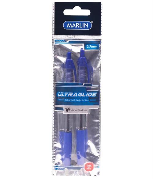 Marlin Arrowline Retractable Pens Colour: Blue