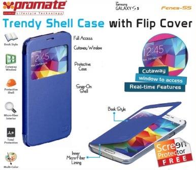 Promate Fenes S5 Bookcover with window