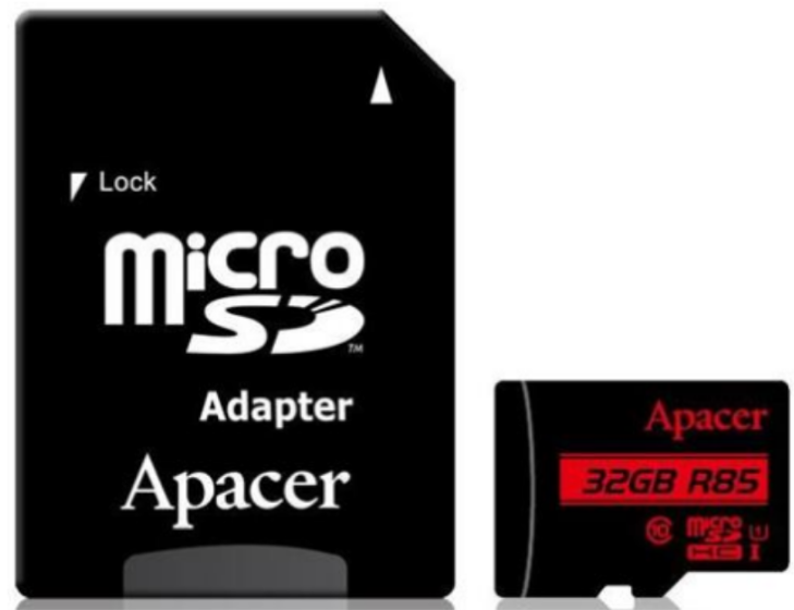 Apacer MicroSD With Adapter 32GB Class 10 Memory