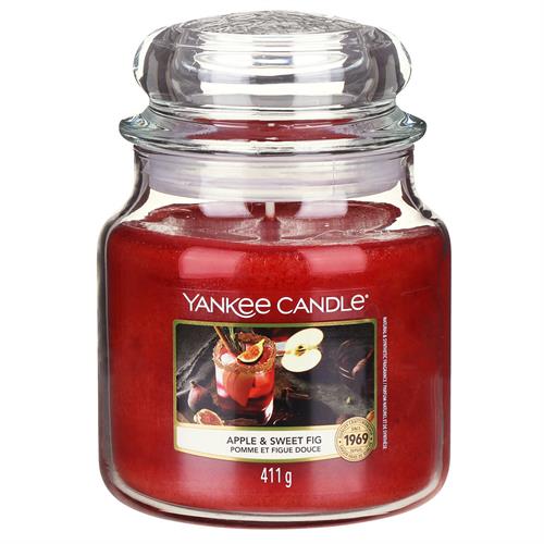 Yankee Candle Apple & Sweet Fig Medium Jar Retail