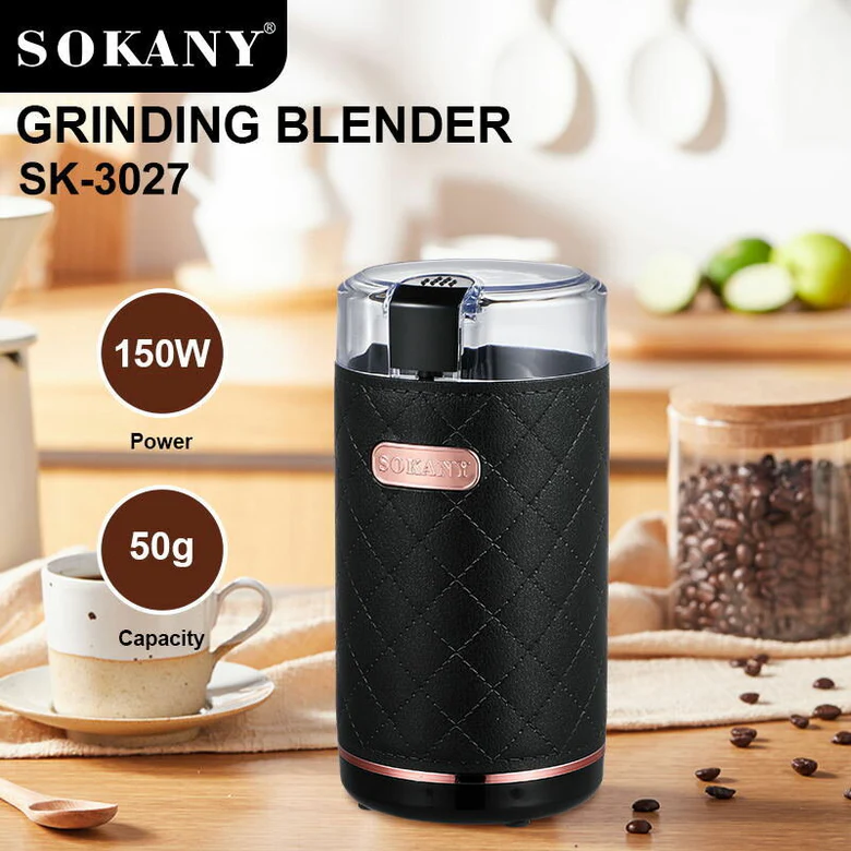 SOKANY 3027 Electric Bean  Coffee Grinder 150W