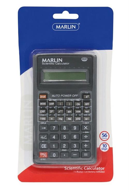 Marlin Scientific Calculator-10 Digit, 56