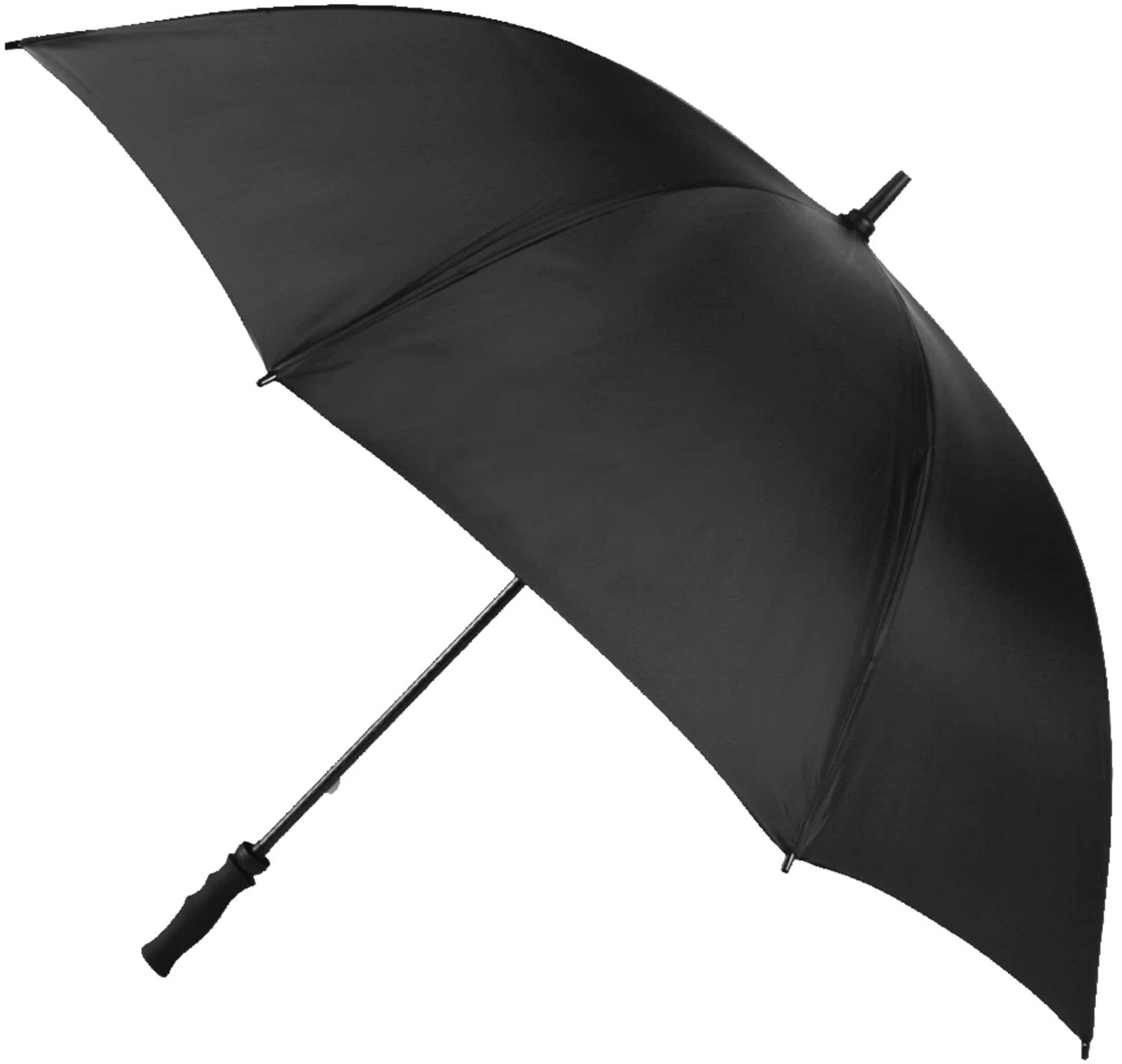 Casey Handheld Large Black Umbrella