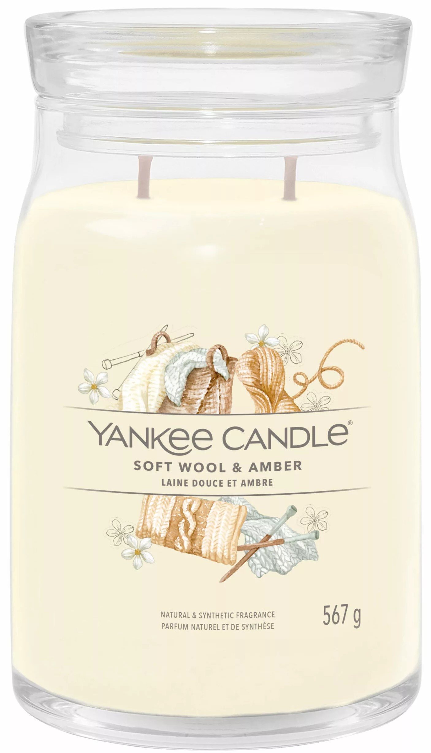 Yankee Candle Soft Wool And Amber Signature Large