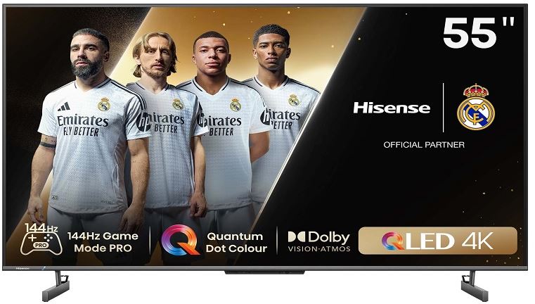 Hisense 55-Inch E7N QLED Smart LED TV
