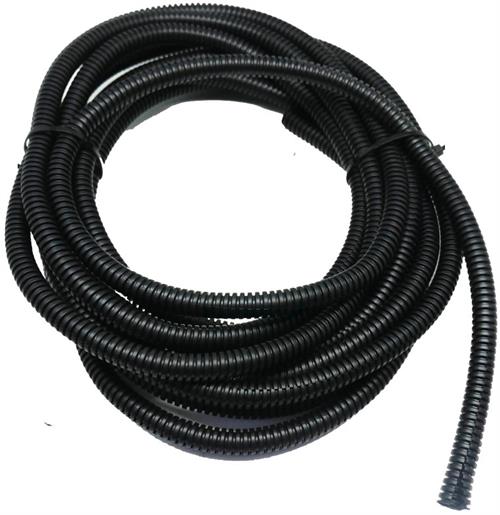 Solarix Flexible Conduit 10mm Diameter PVC Black