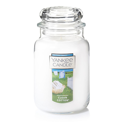 Yankee Candle Clean Cotton Large Jar Retail Box
