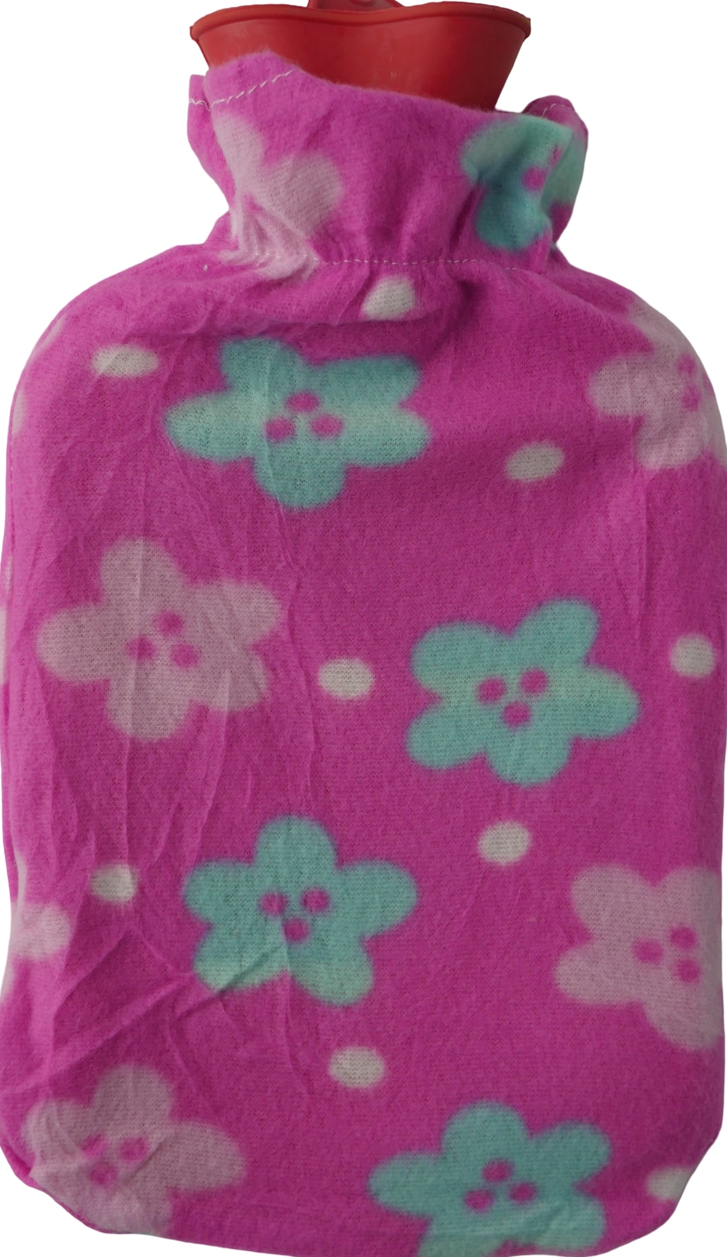 Casey Deluxe Rubber 2 Litre Hot Water Bottle Pink
