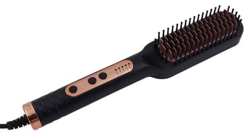 Sokany Hair Straightener Brush Black And Rose